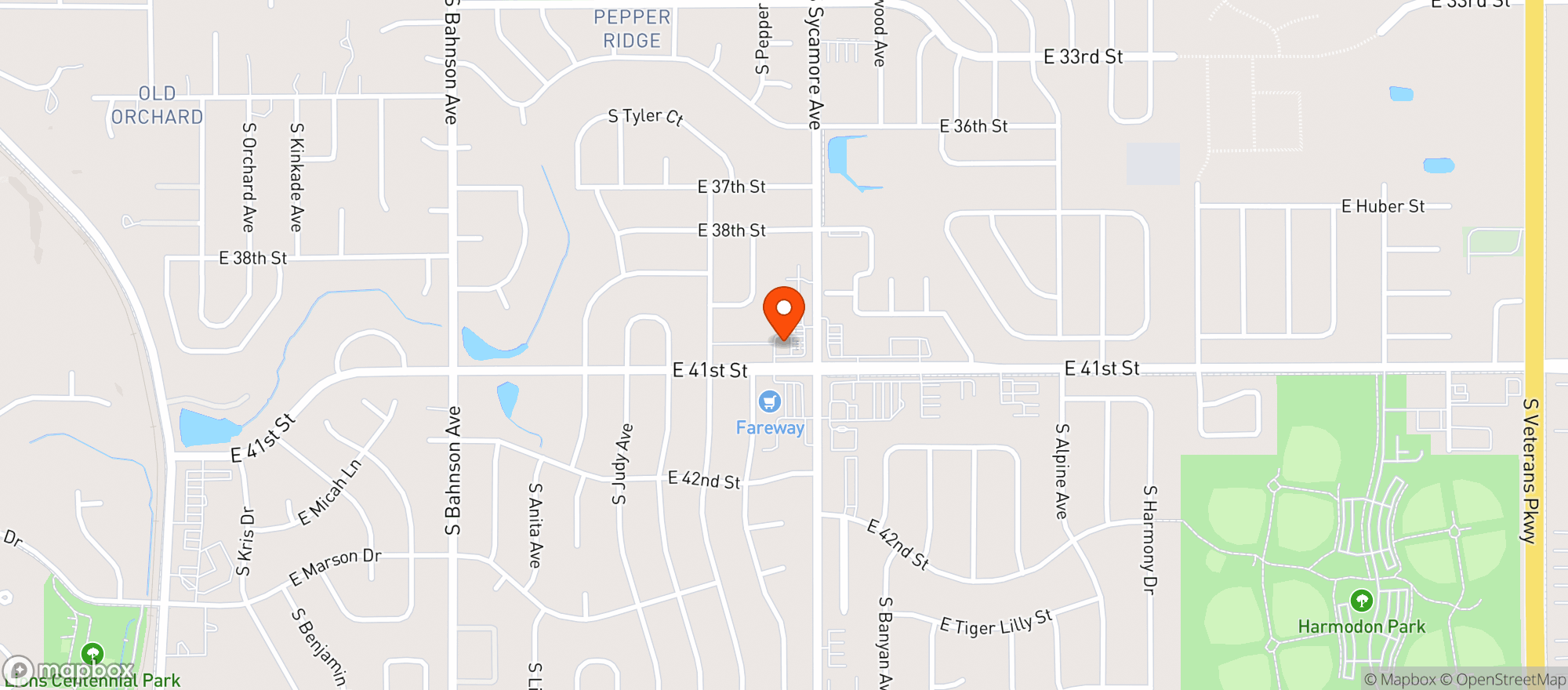 Map showing Circle K #2746499