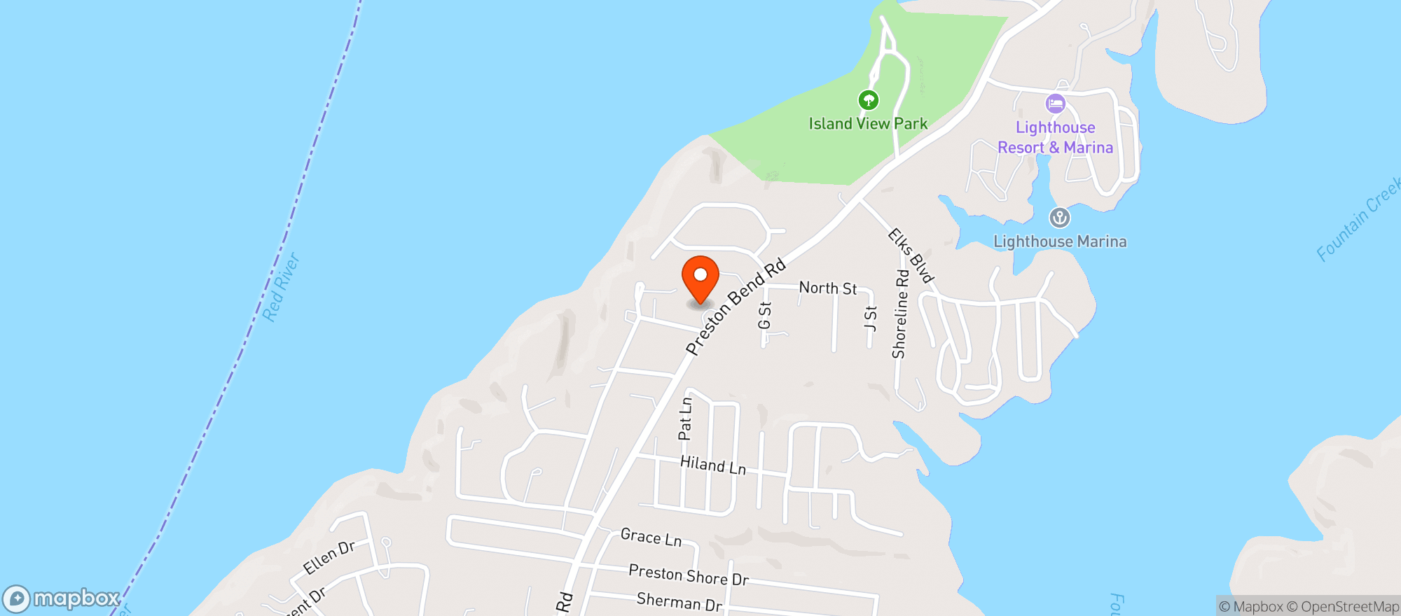 Map showing Aloha Liquor