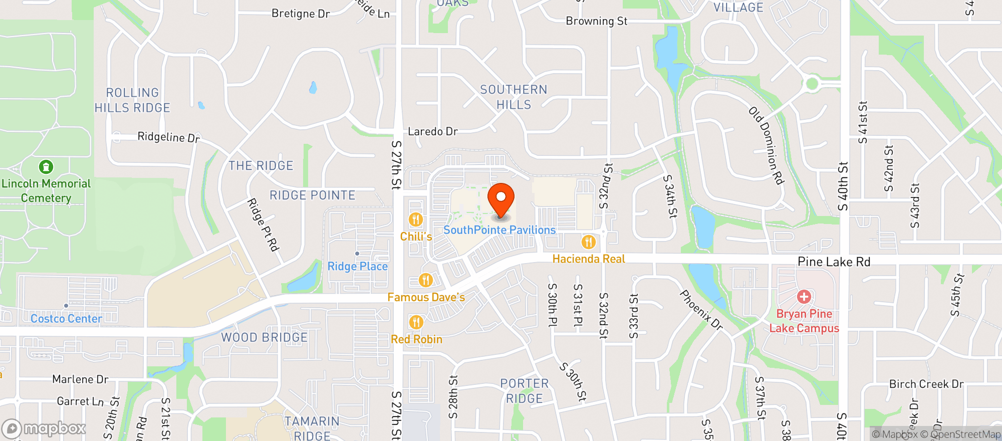 Map showing Gnc