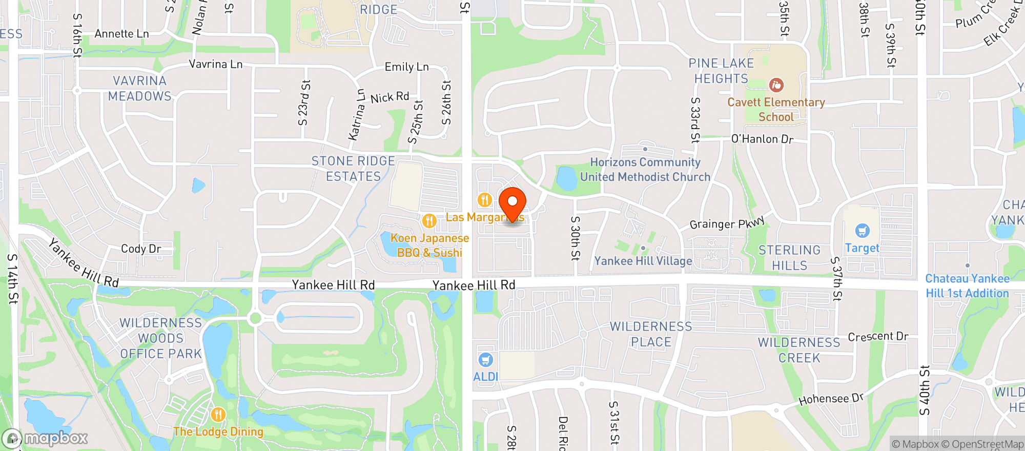 Map showing Liquid Assets Sports Bar & Gri