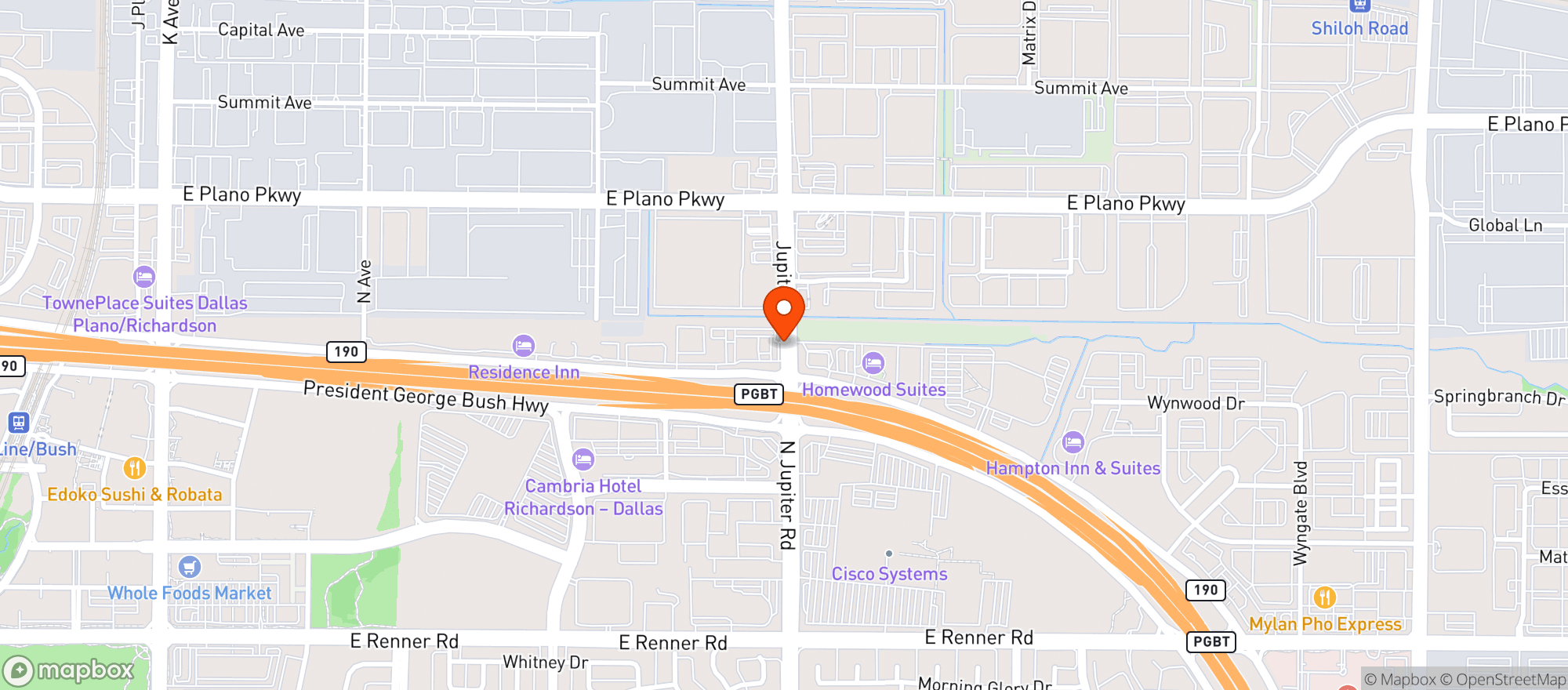 Map showing Jupiter Valero