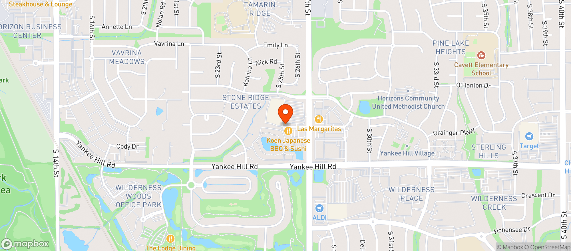 Map showing Walmart Supercenter