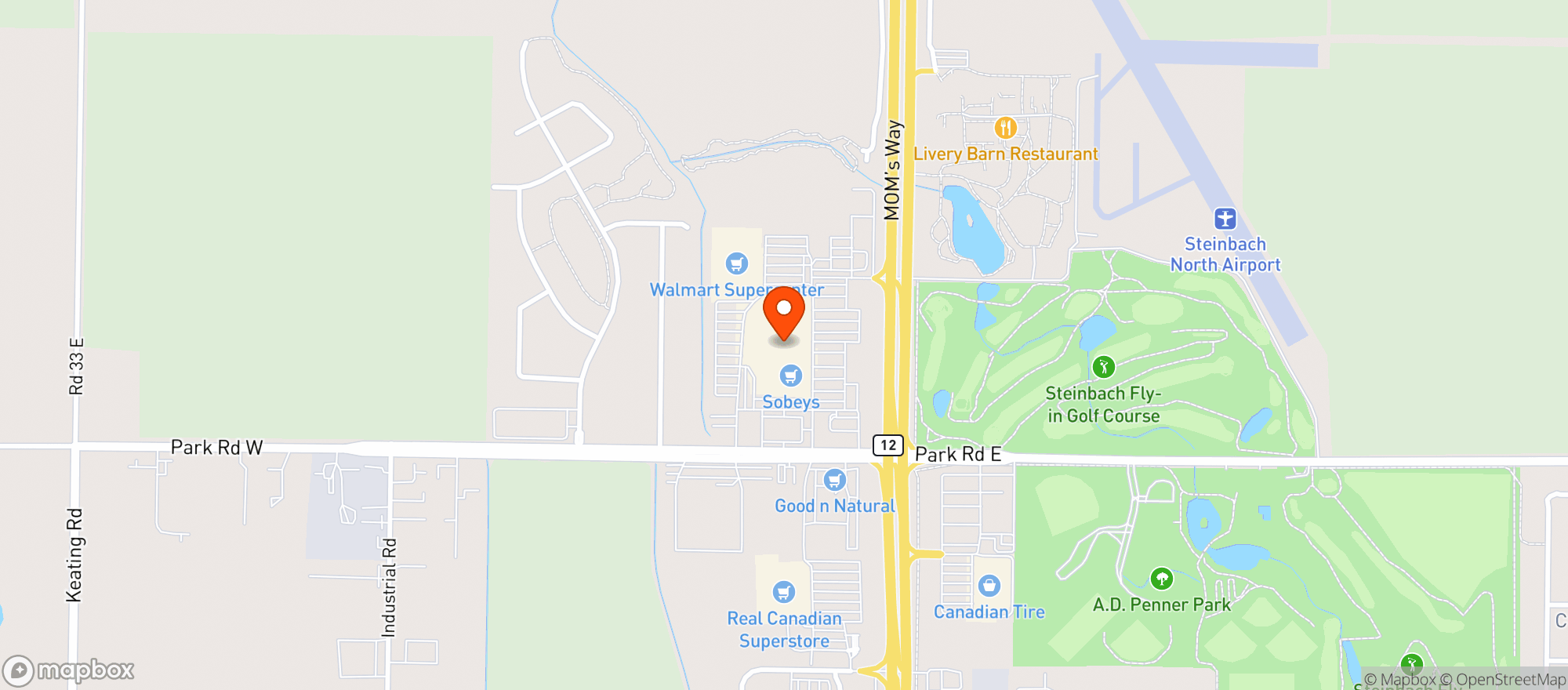 Map showing Sobeys 5098