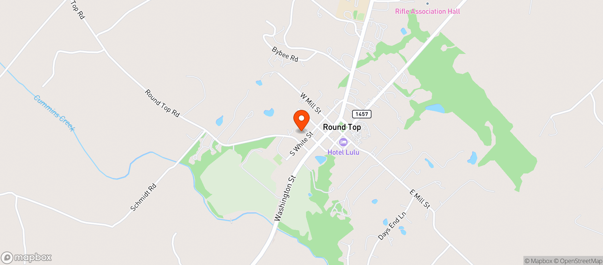 Map showing Townsend Provisions