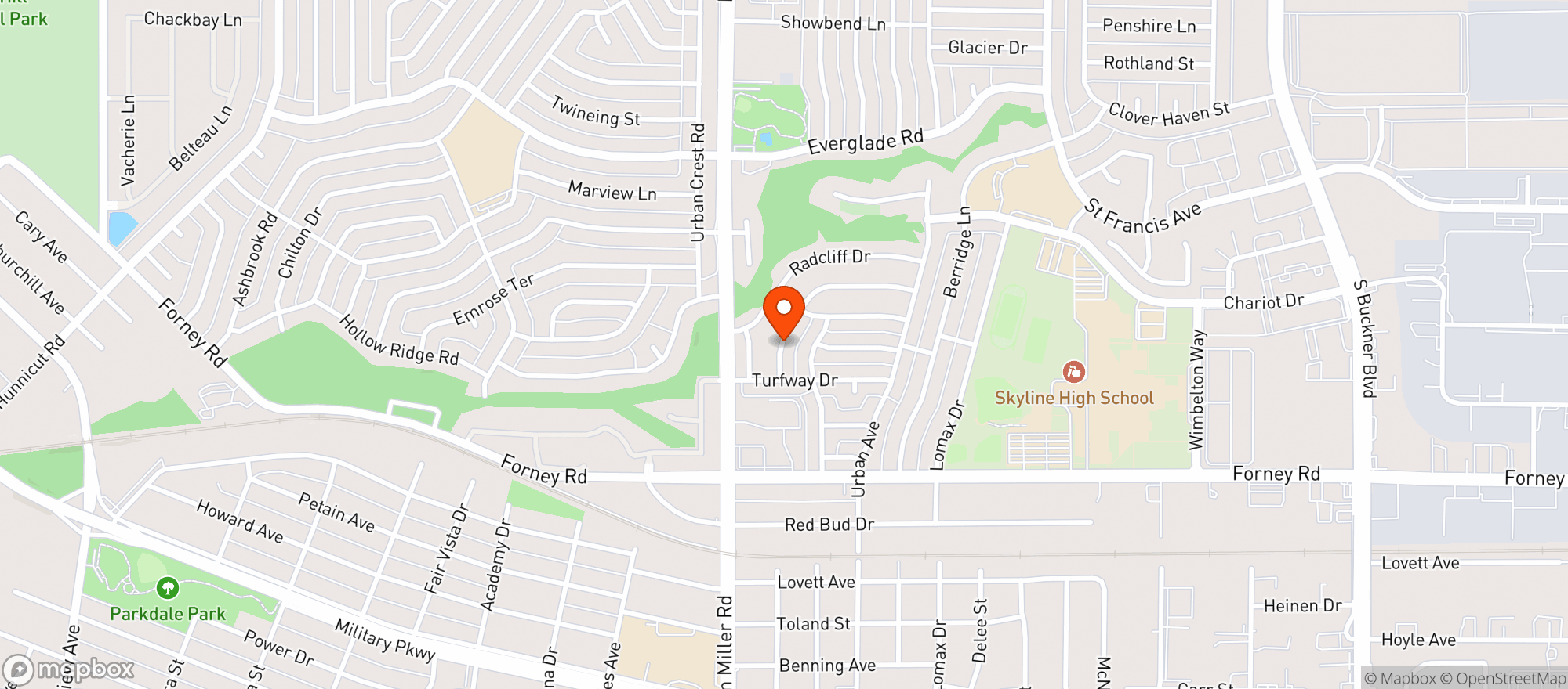 Map showing Smoke Center Emory
