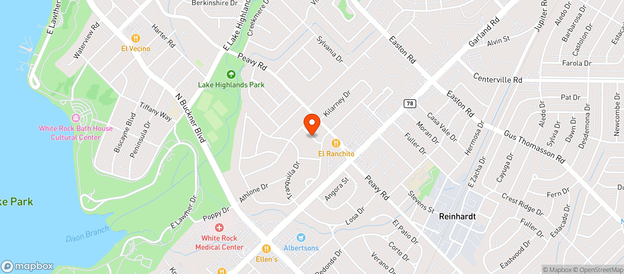 Map showing Dry Sips Bottle Shop