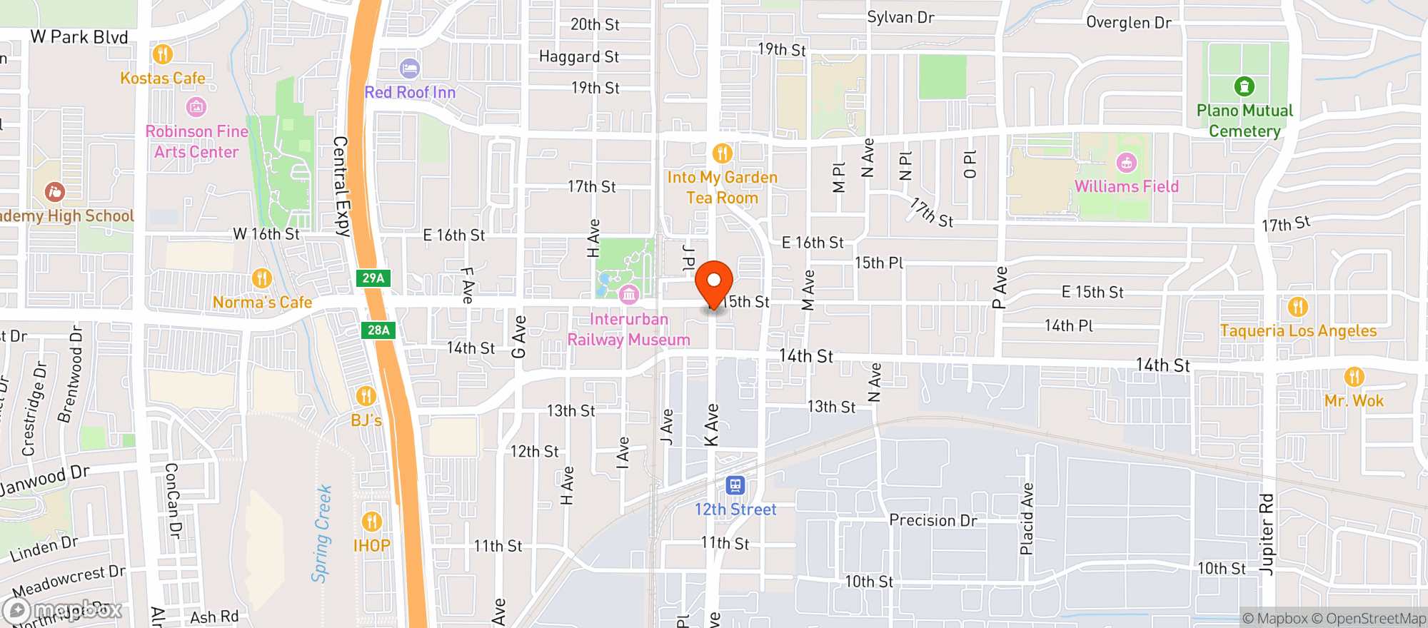Map showing Mcneals Tavern