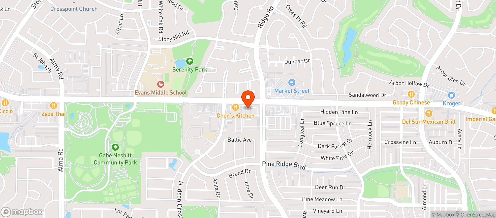 Map showing Cvs Pharmacy