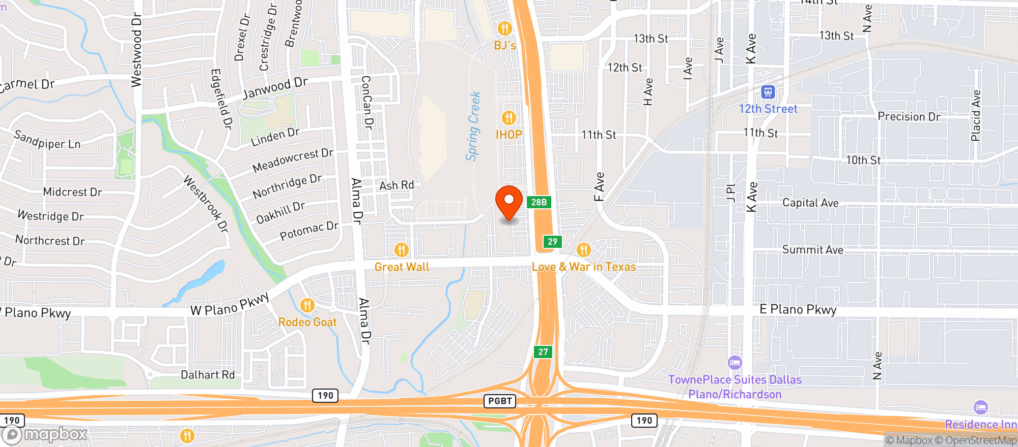 Map showing Total Wine & More
