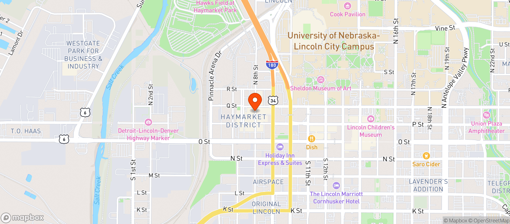 Map showing El Potrero
