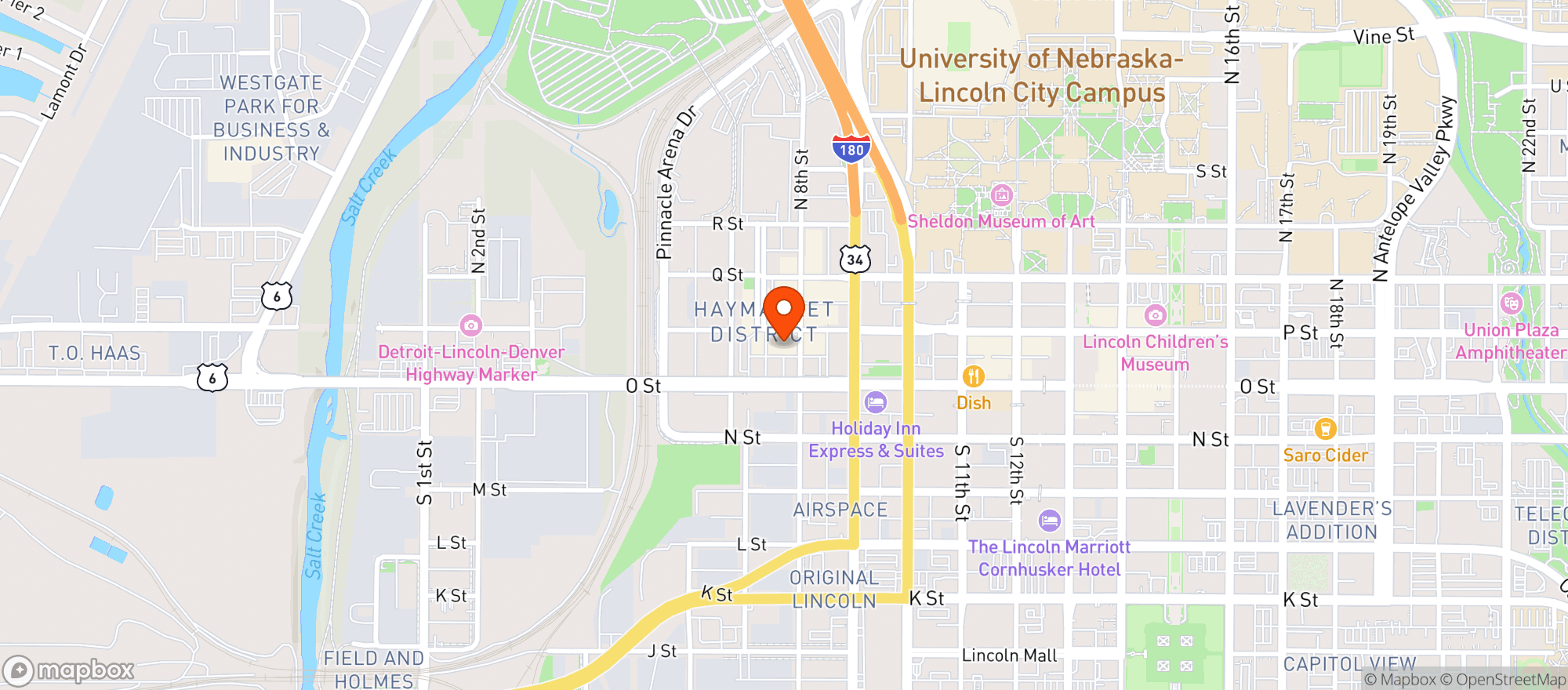 Map showing Mckinneys Irish Pub