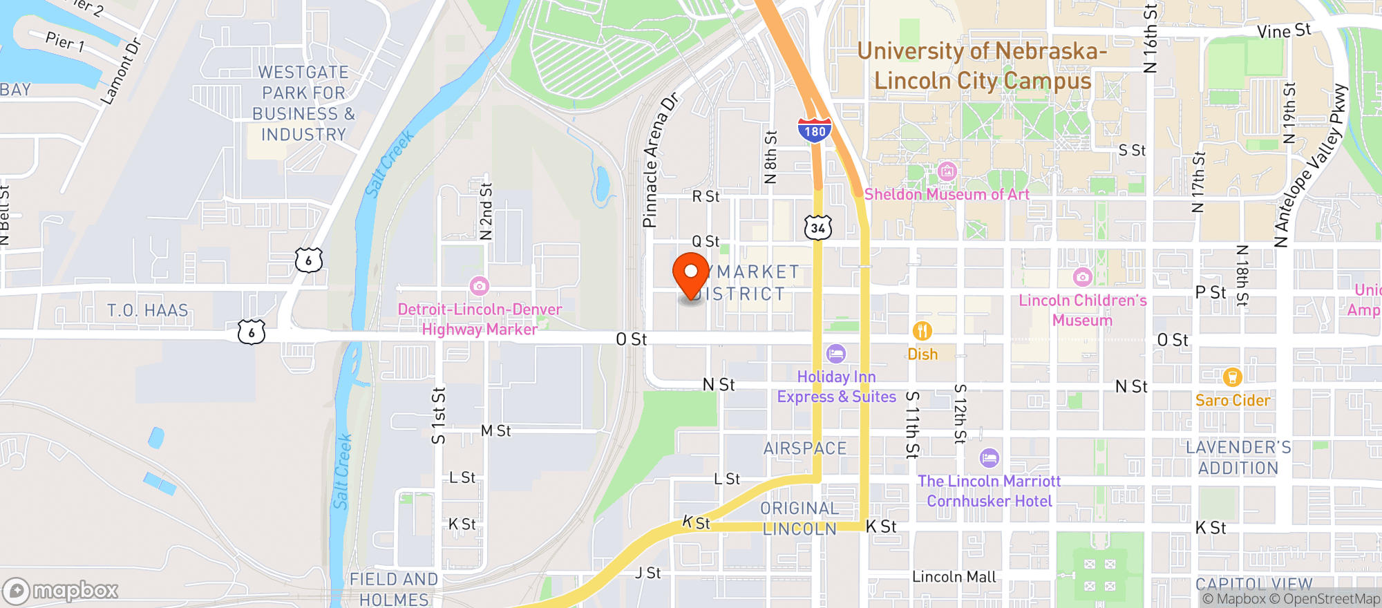 Map showing Hopcat
