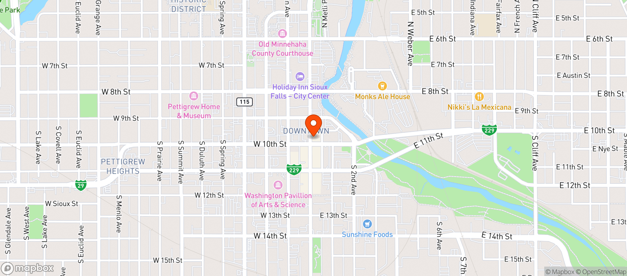 Map showing Pave