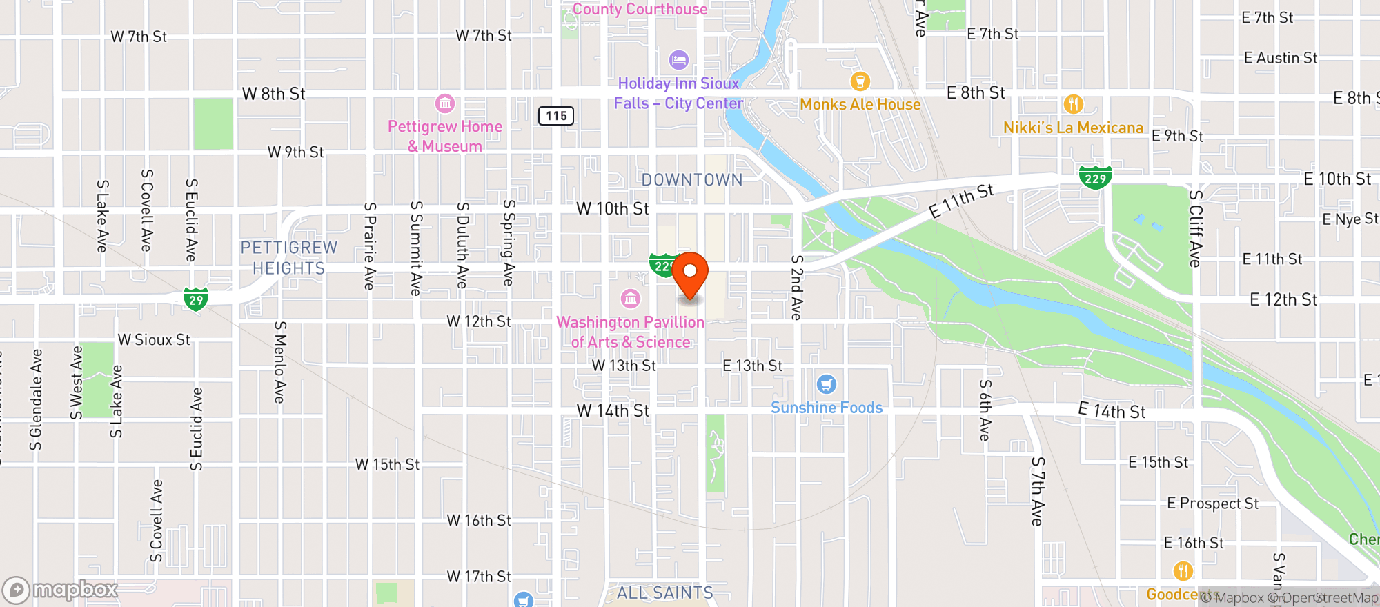 Map showing Jl Beers