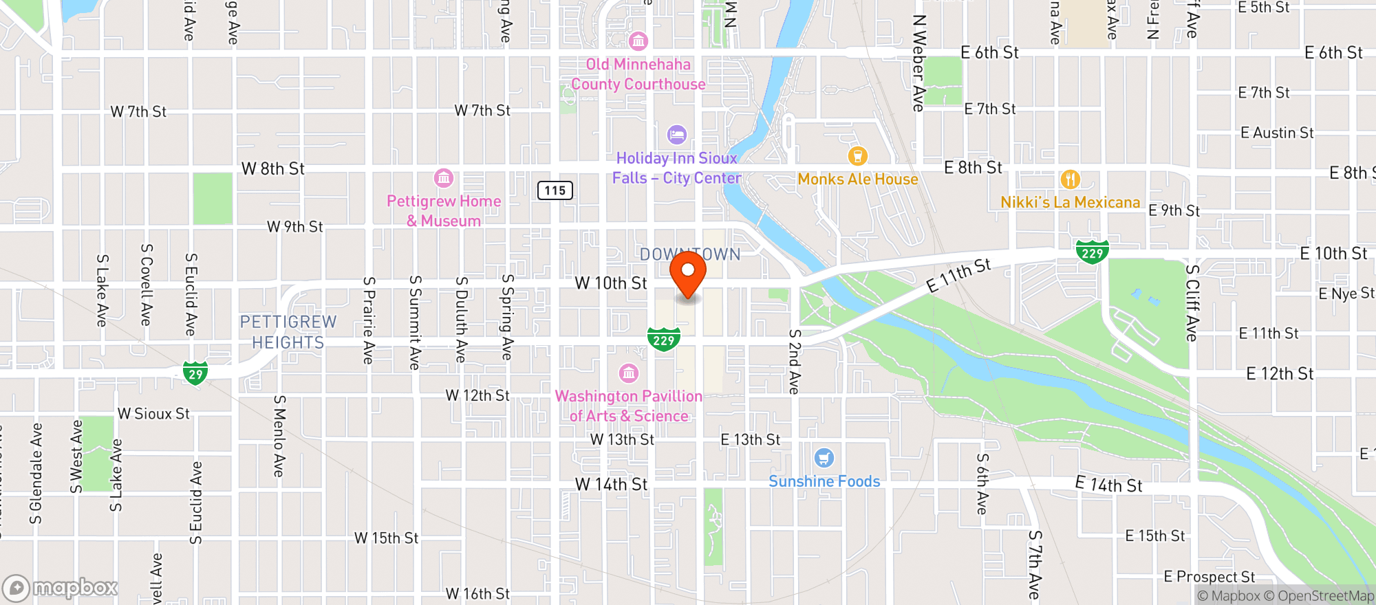 Map showing Carpenter Bar