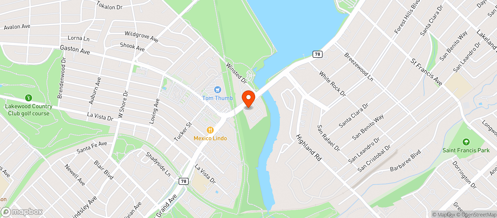 Map showing Quiktrip #972