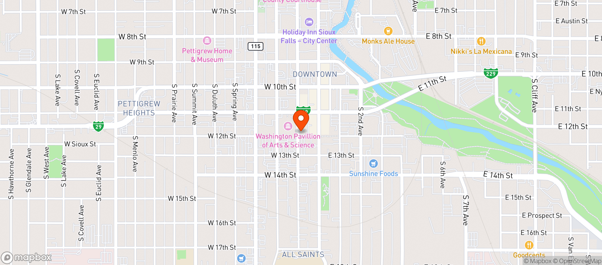 Map showing Maribella Ristorante