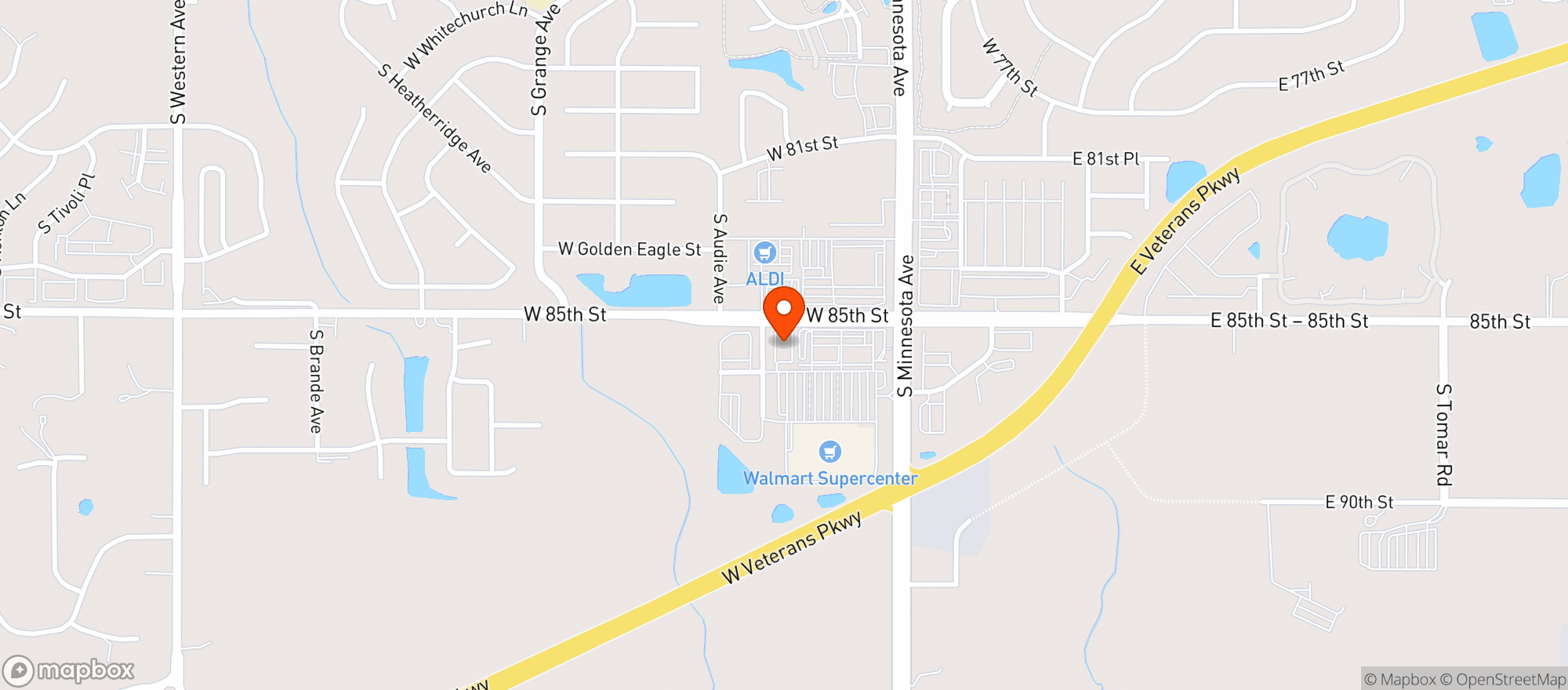 Map showing Dragonfly Salon