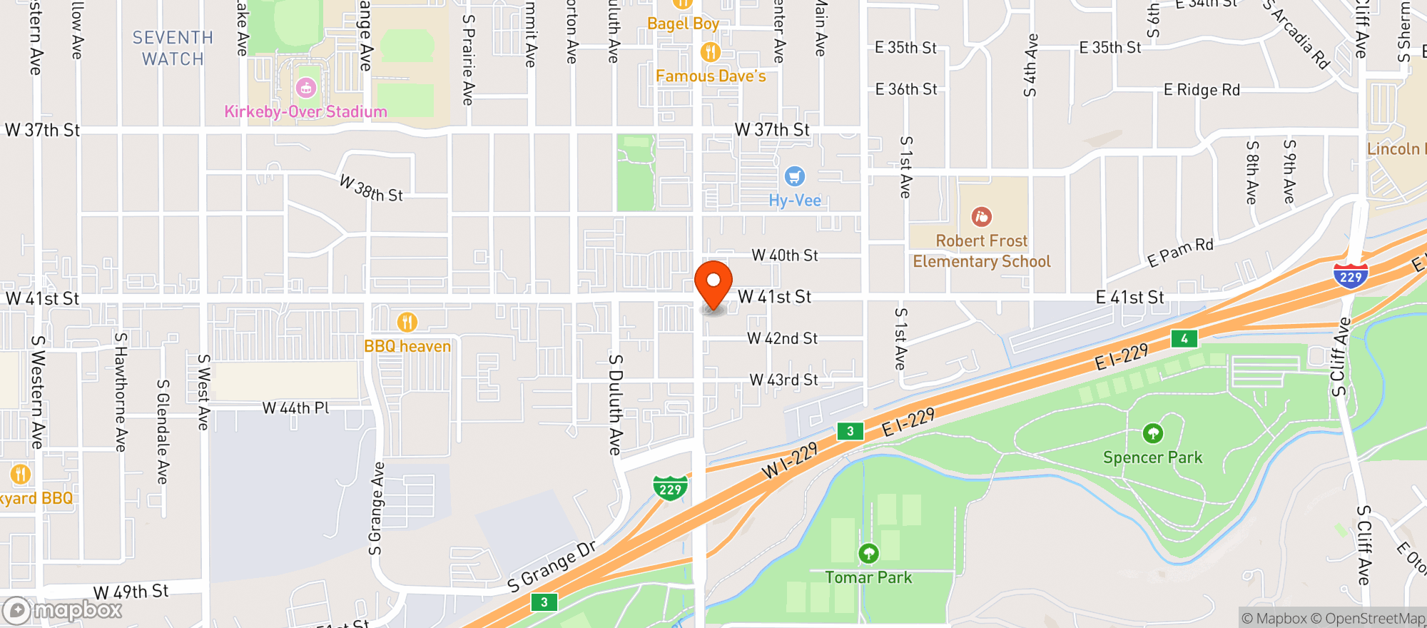 Map showing Good Spirits
