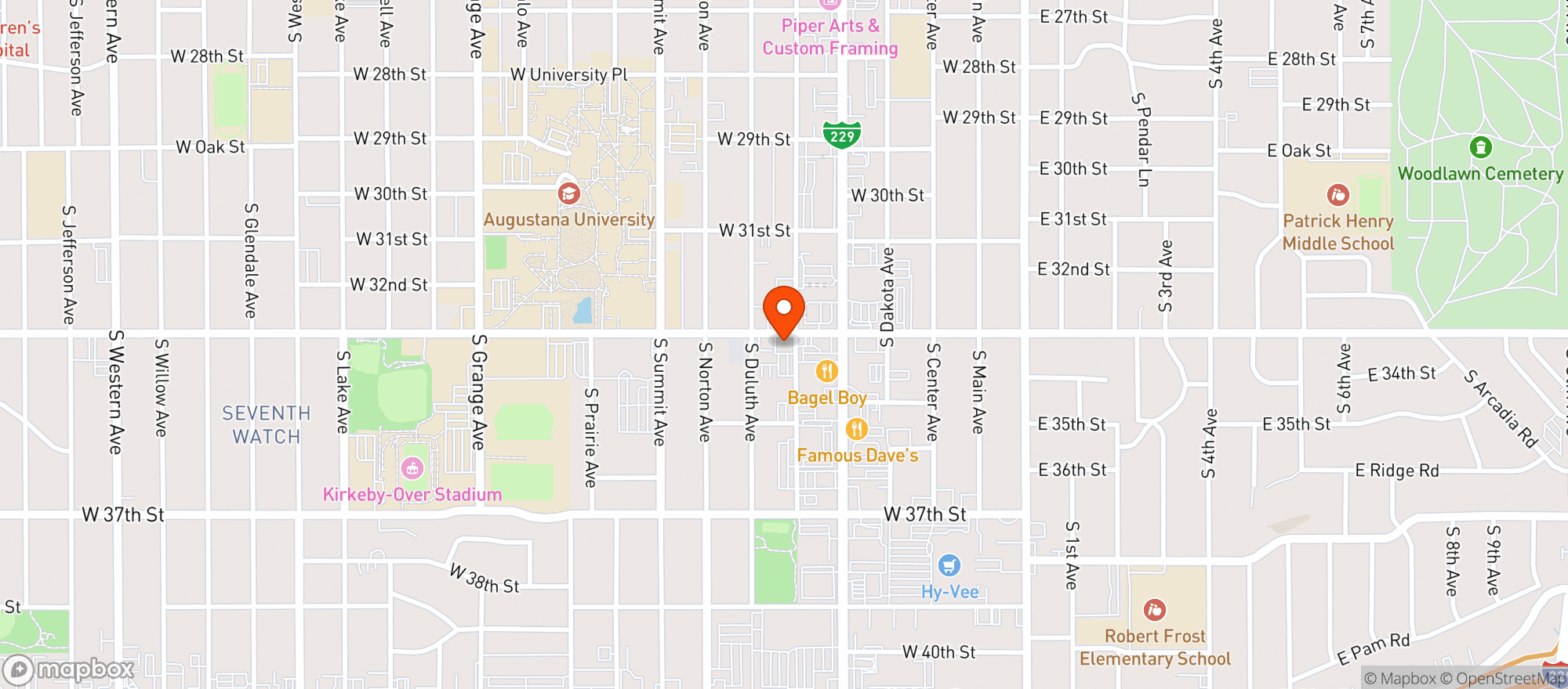 Map showing Tre Lounge