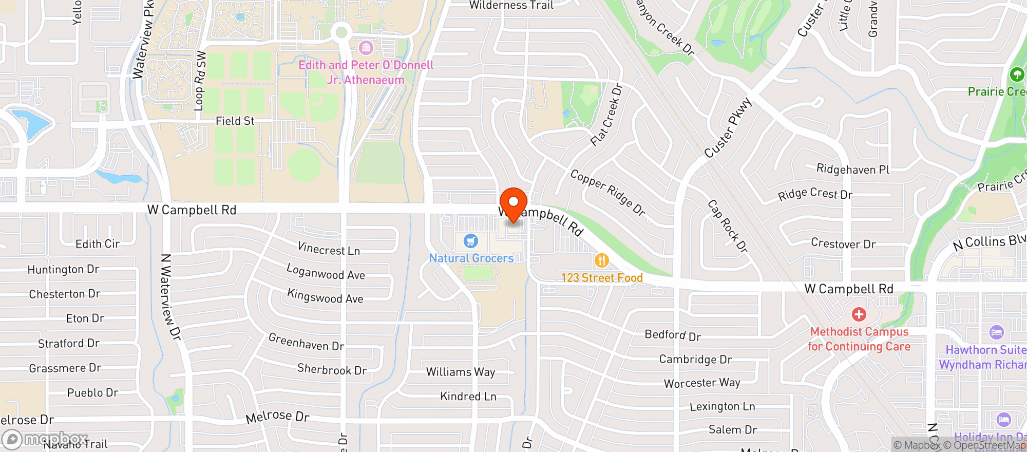 Map showing CVS PHARMACY #7156