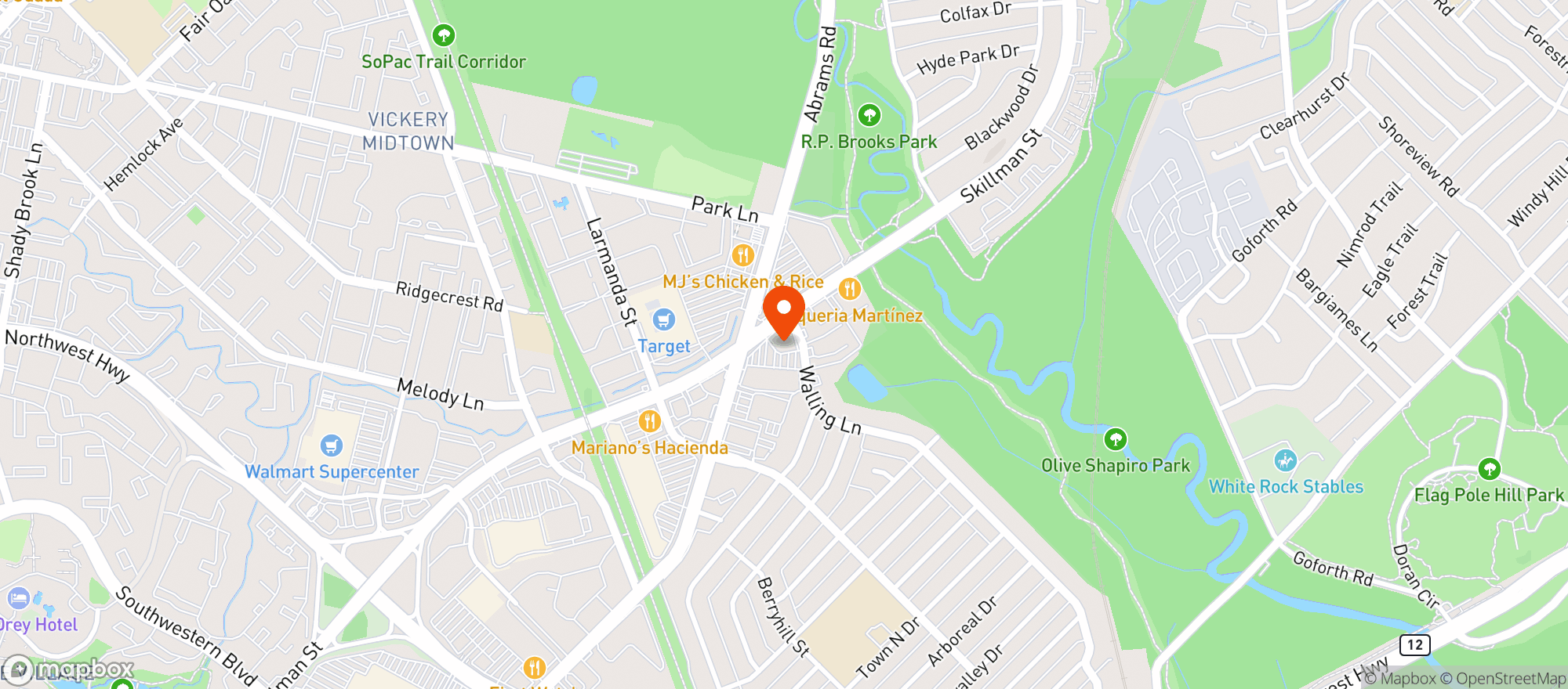 Map showing Cindy Discount Liquor