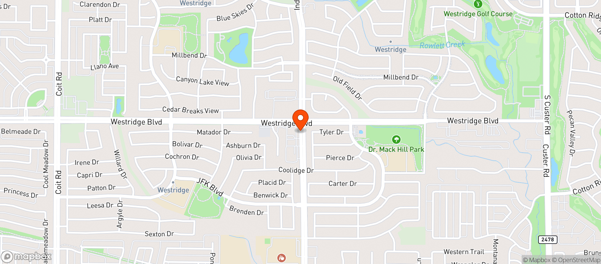Map showing Circle K