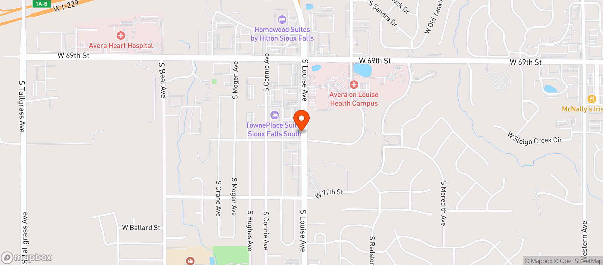 Map showing Circle K