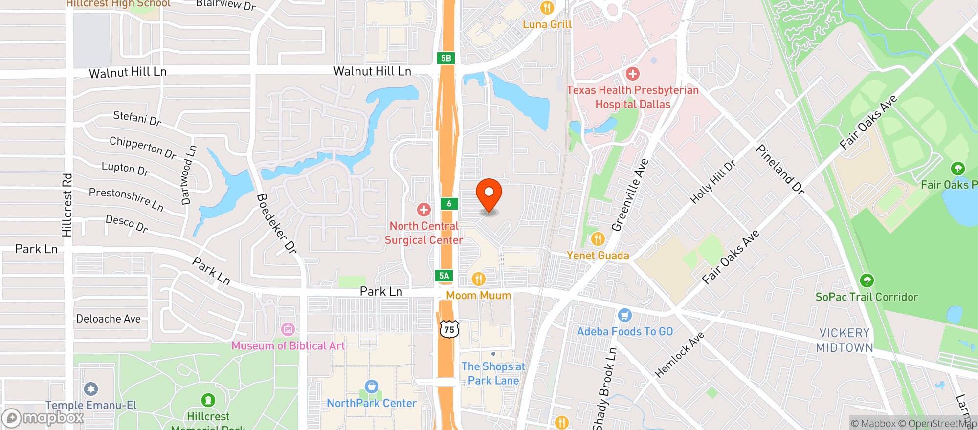 Map showing Total Wine & More