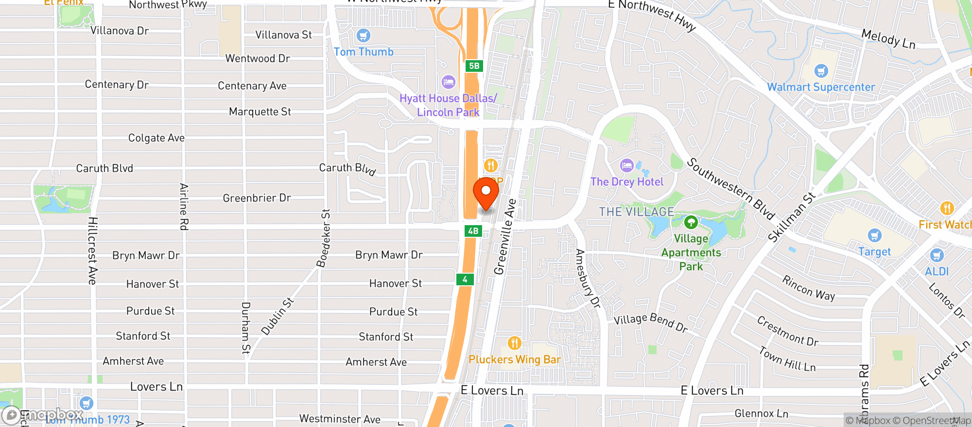 Map showing Wizards Vapor Bar and Smoke Shop