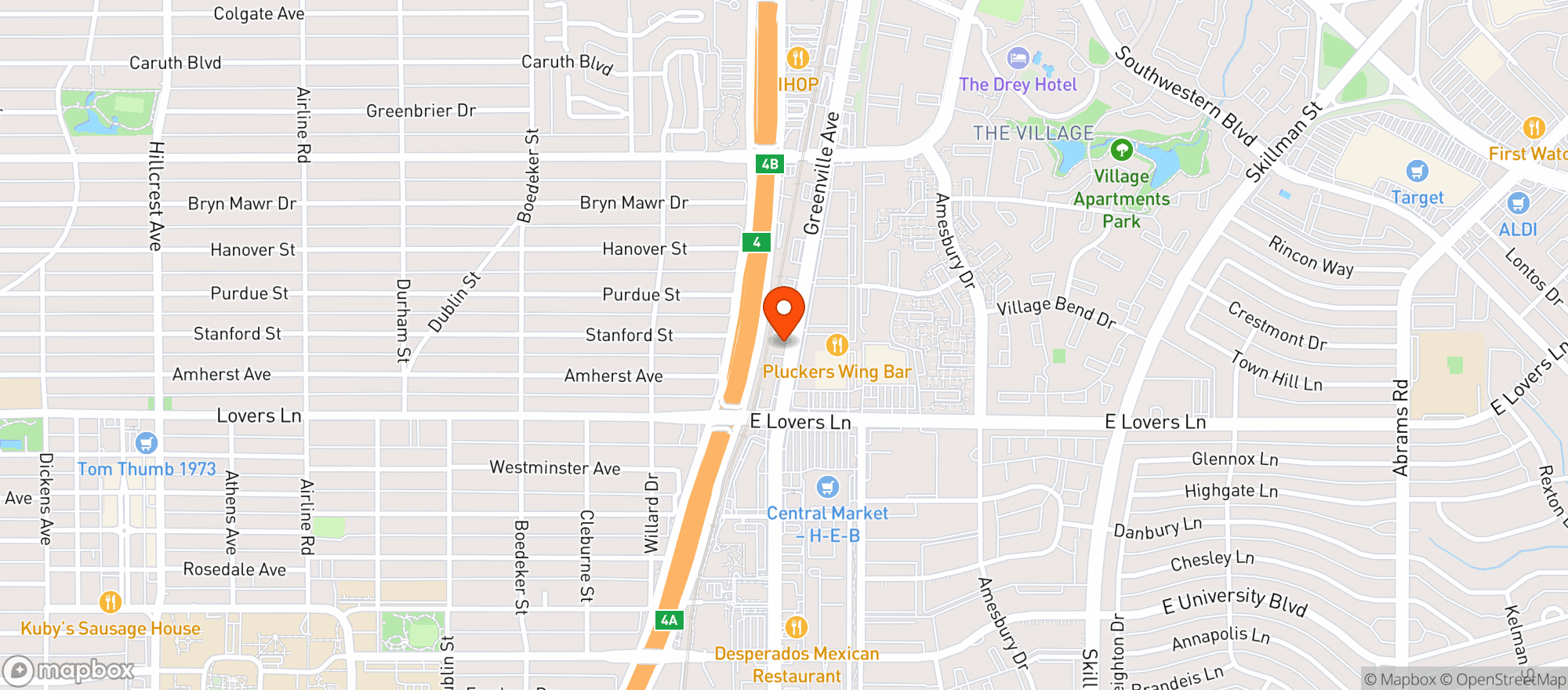 Map showing Vitamin Shoppe - Northpark