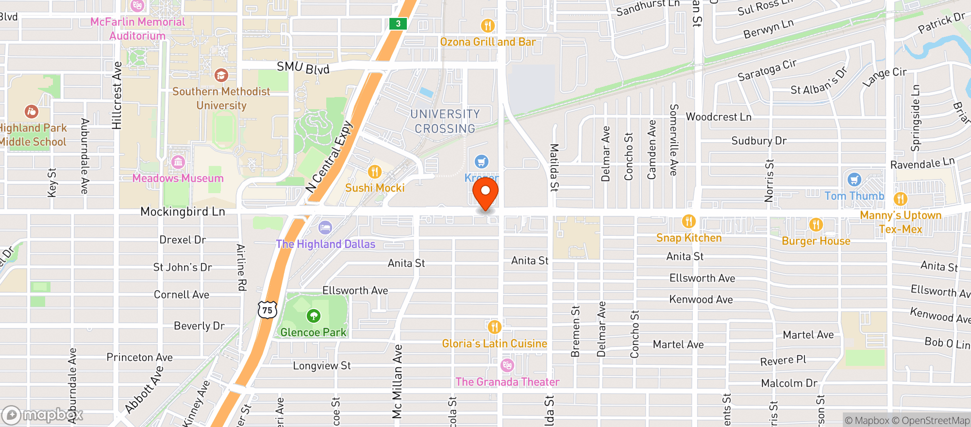 Map showing Liquor Empire