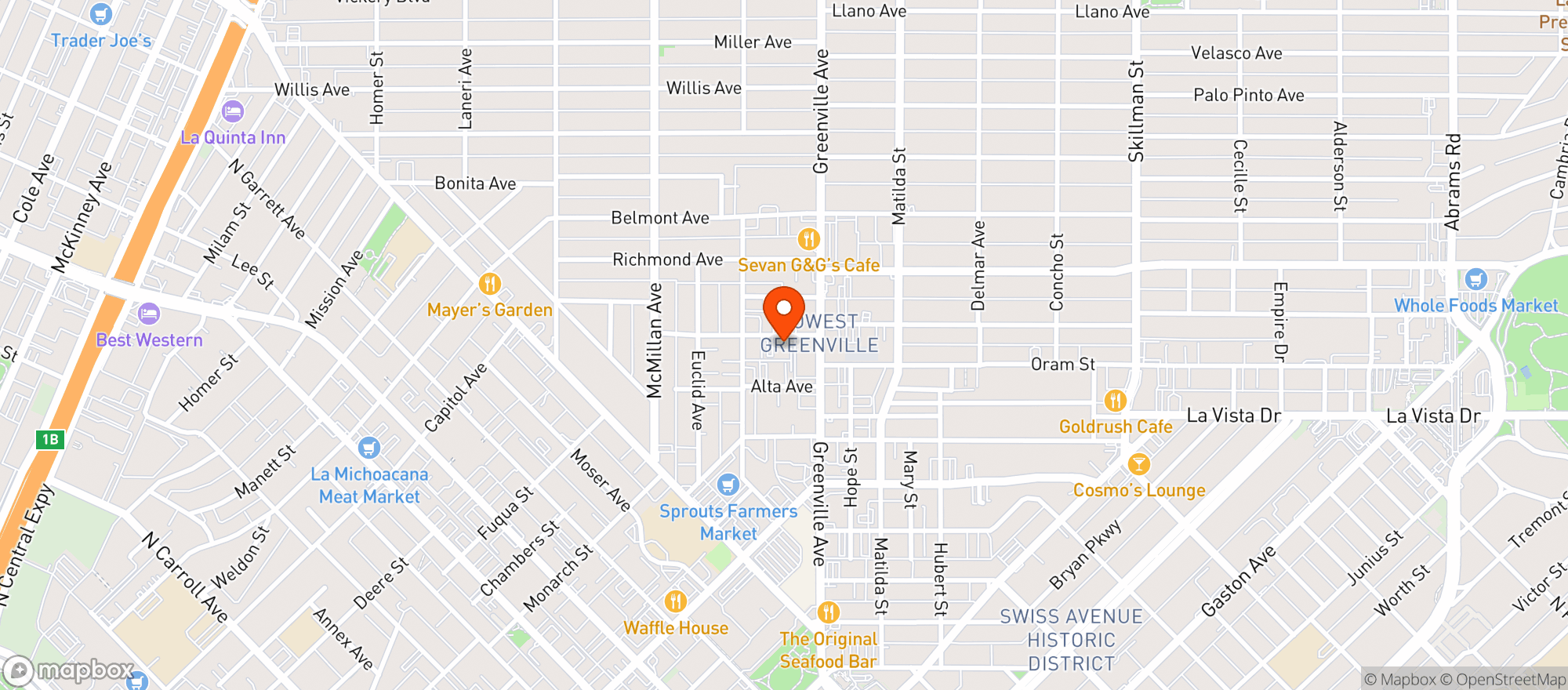 Map showing Truck Yard