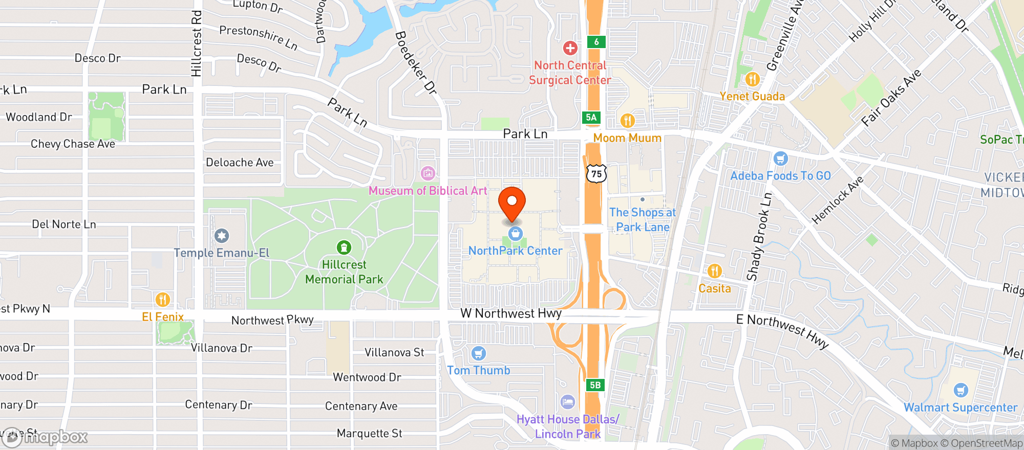 Map showing Joey
