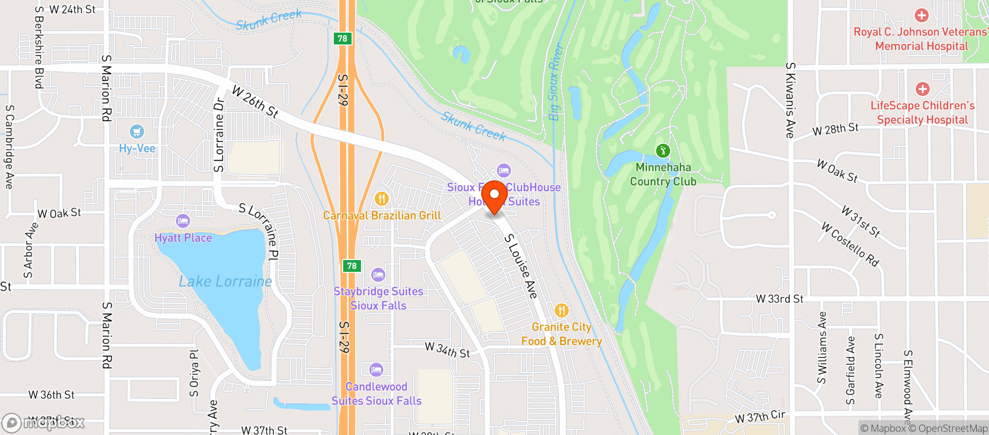 Map showing Get N Go