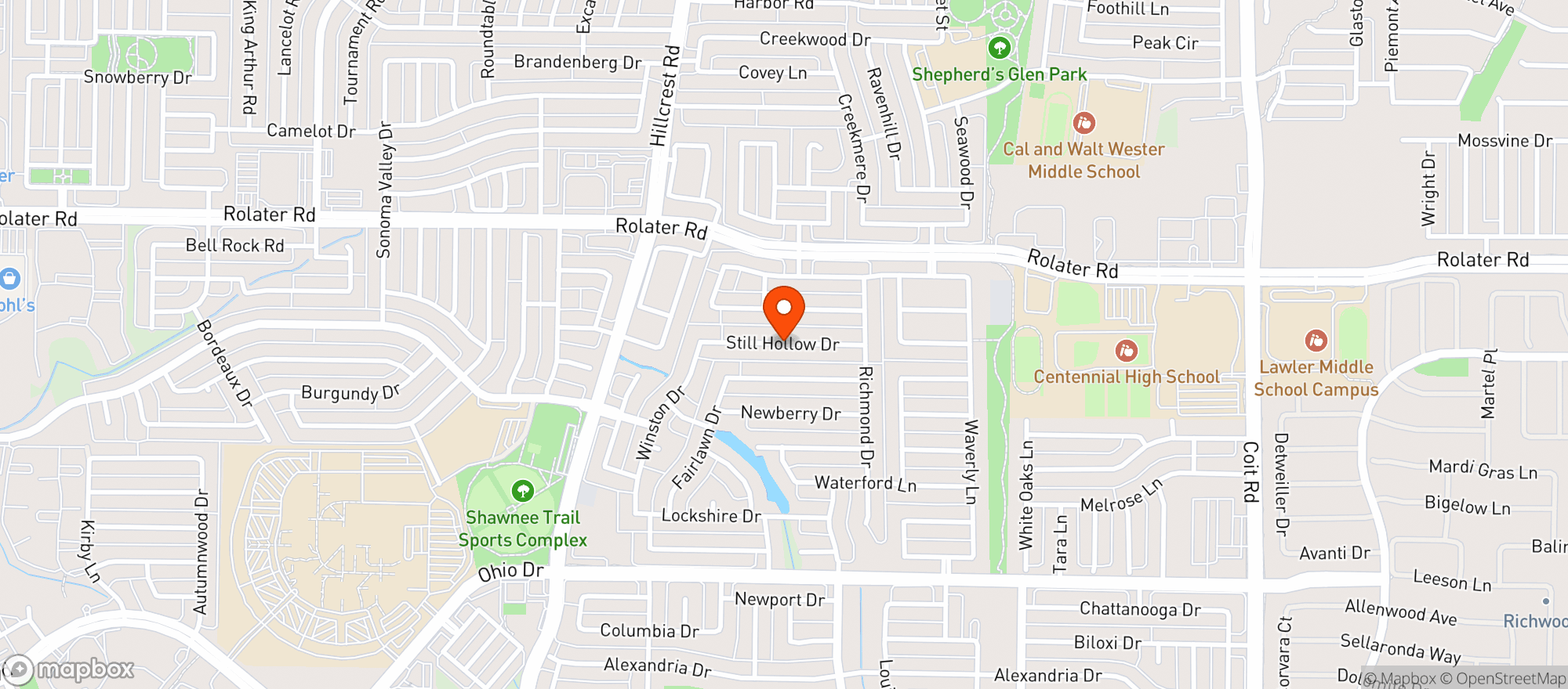 Map showing CBD Kratom Frisco