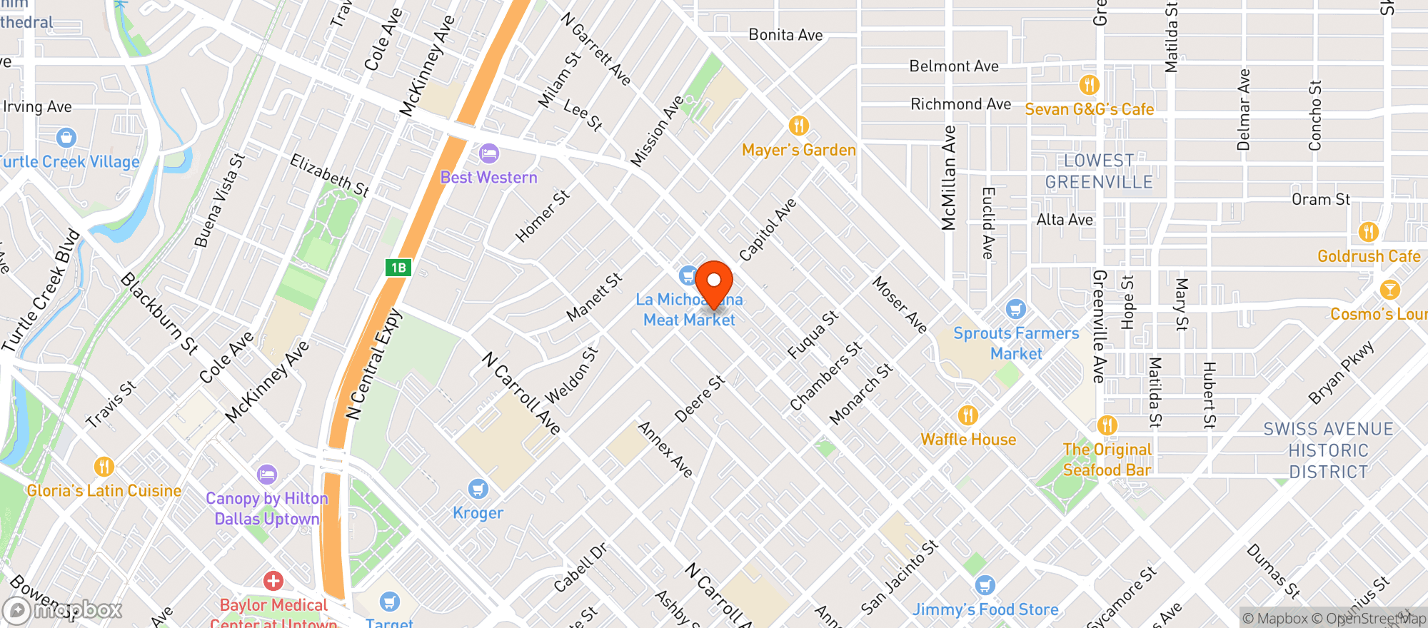 Map showing Cvs Pharmacy