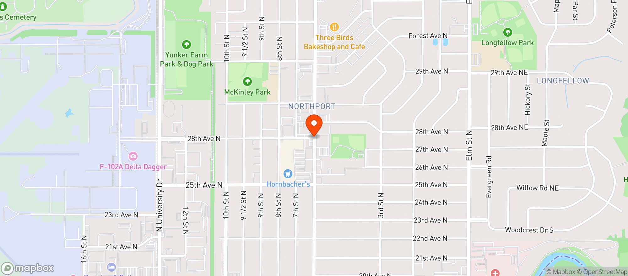 Map showing Royal Liquors