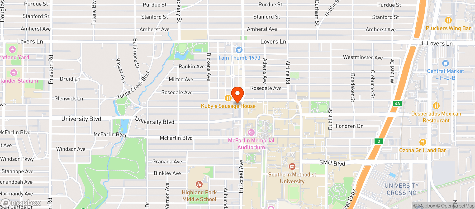 Map showing Foxtrot (hillcrest)