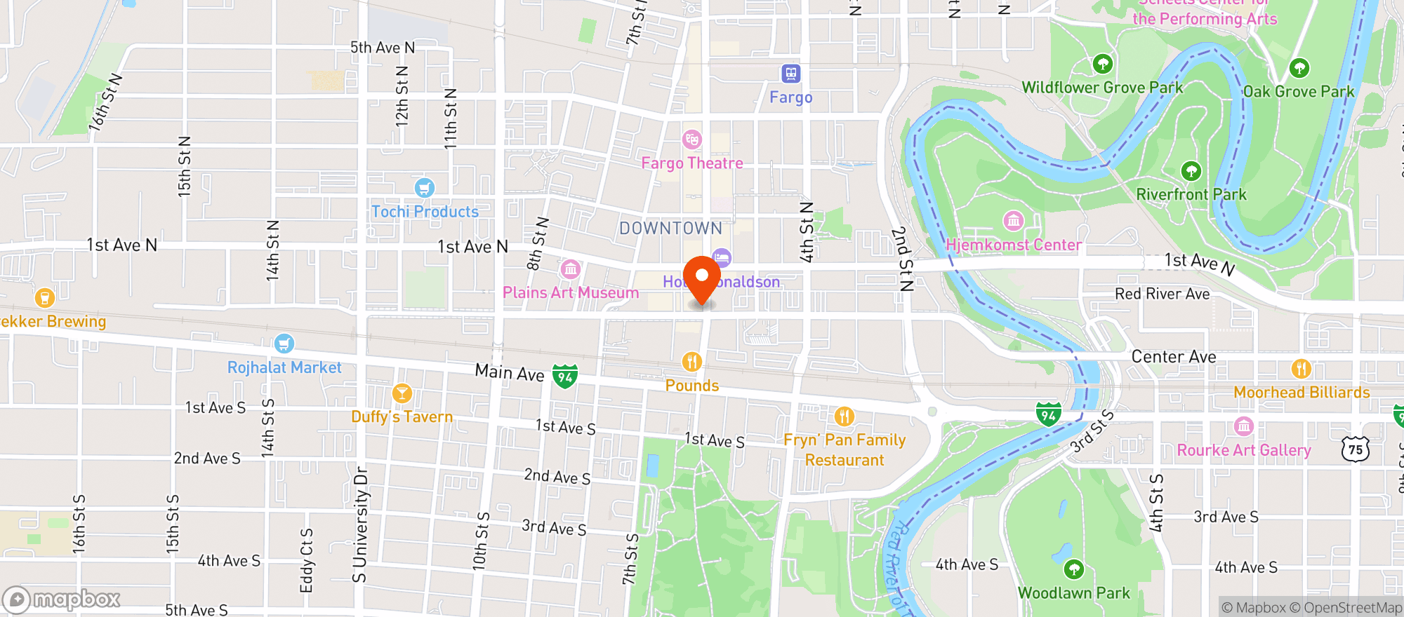 Map showing Fort Noks Bar Of Gold