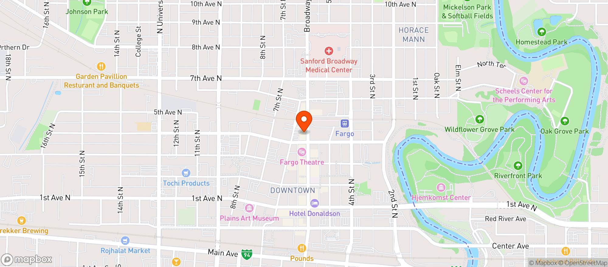 Map showing Unglued