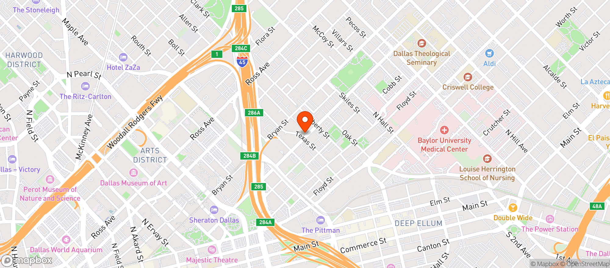 Map showing Cbd King