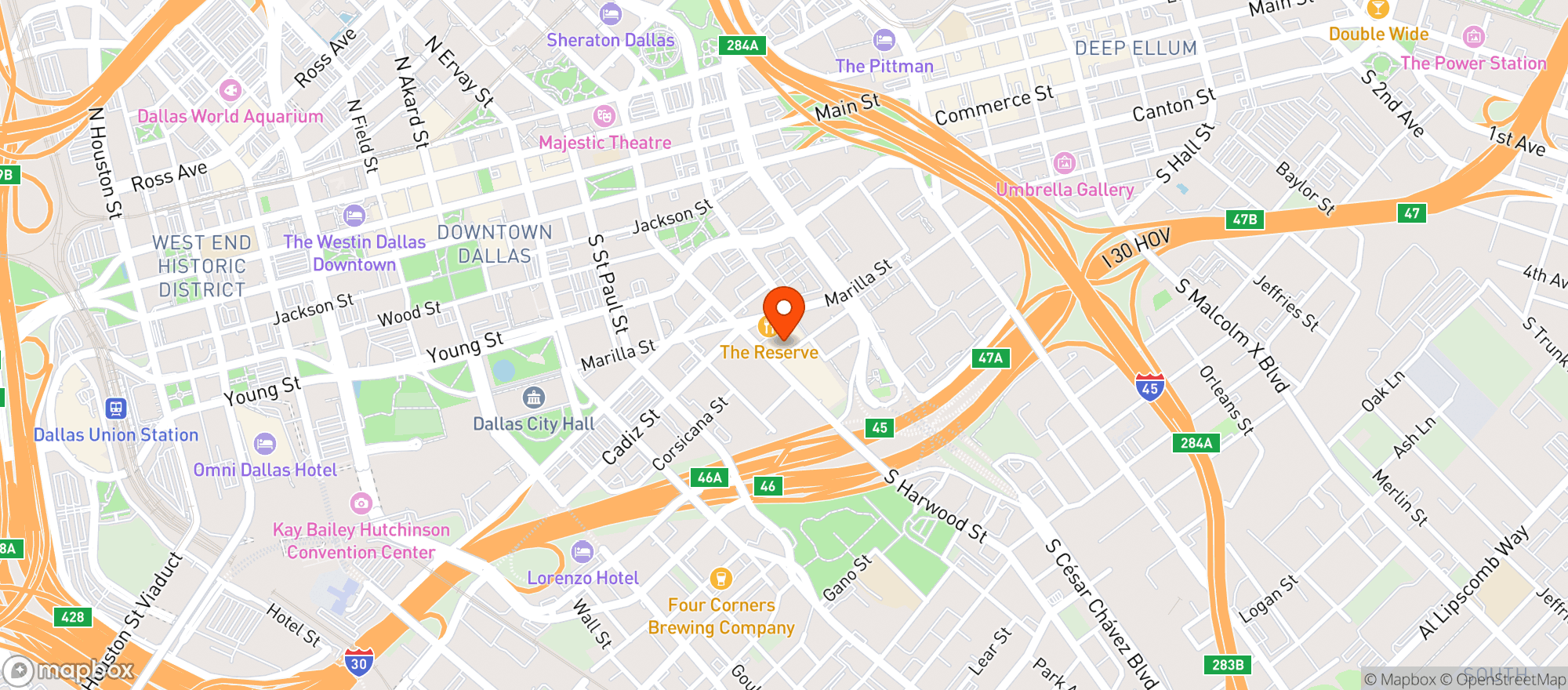 Map showing The 2nd Tap