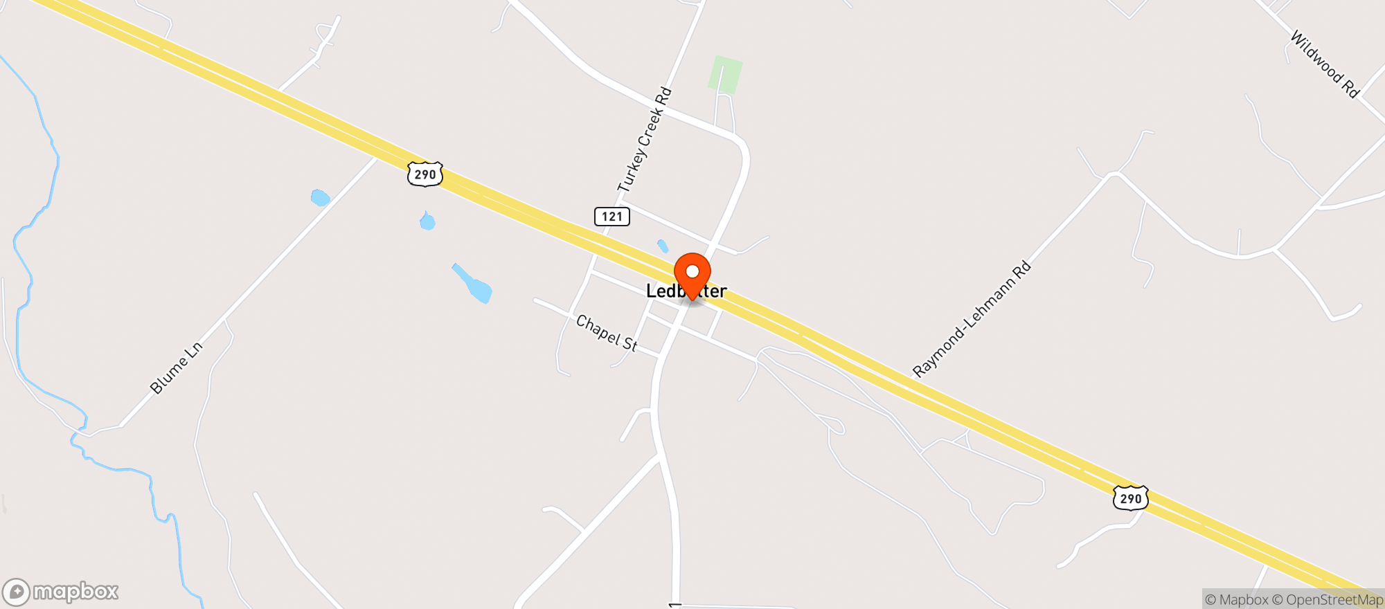 Map showing Stuermer Store