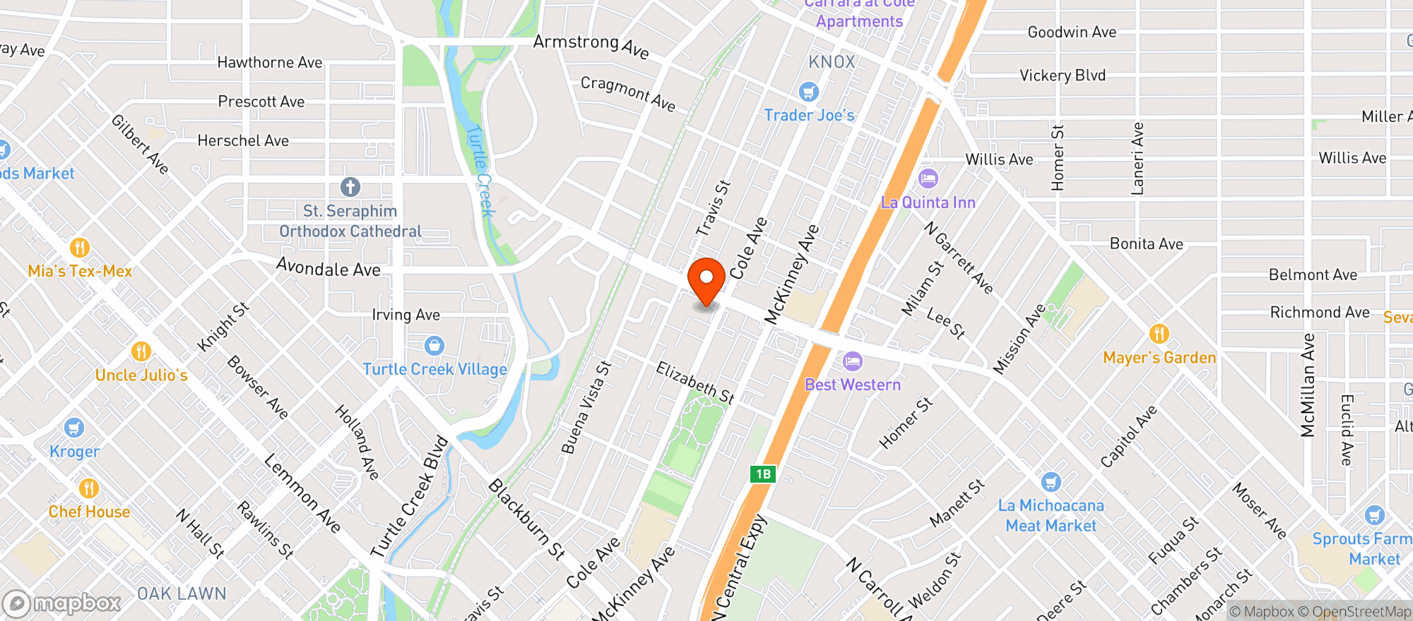 Map showing Sigels Fine Wines & Great Spirits