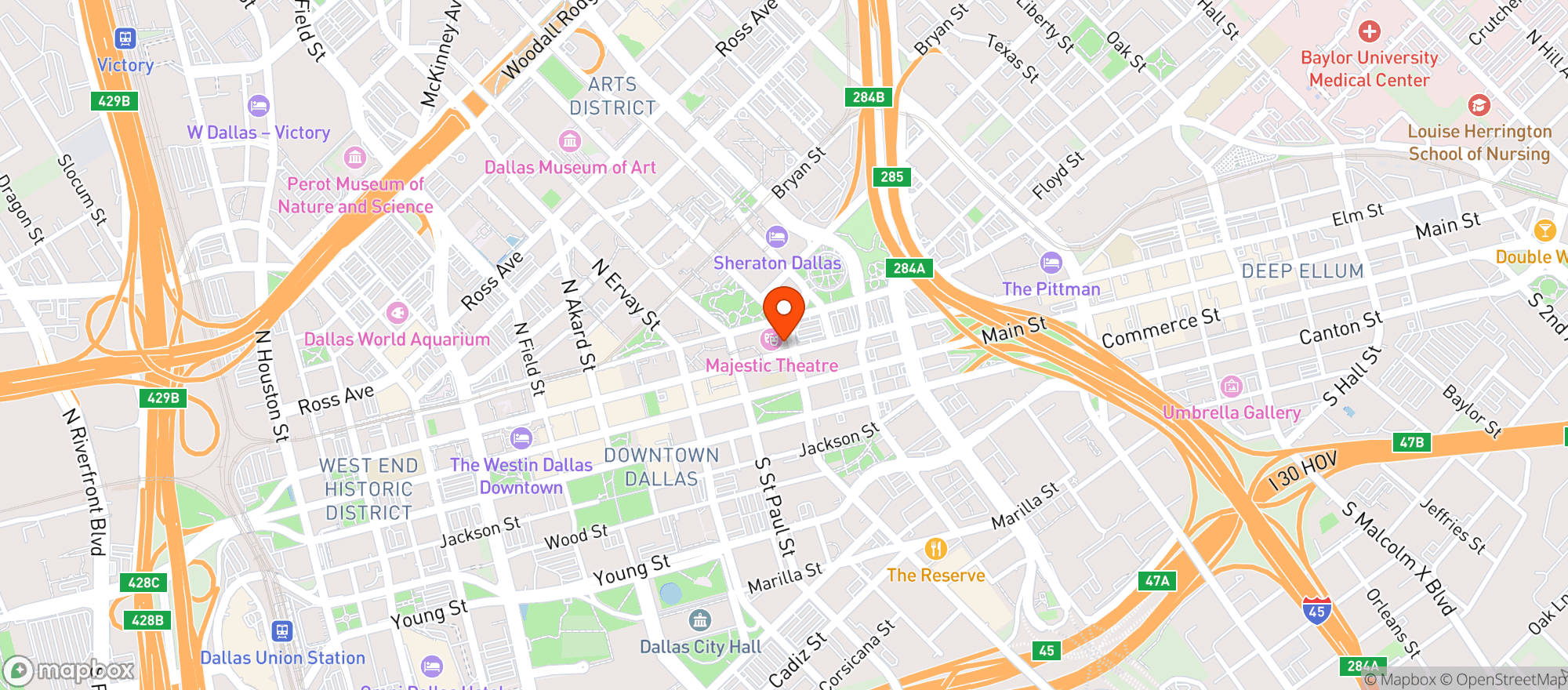 Map showing Kitchen & Kocktails