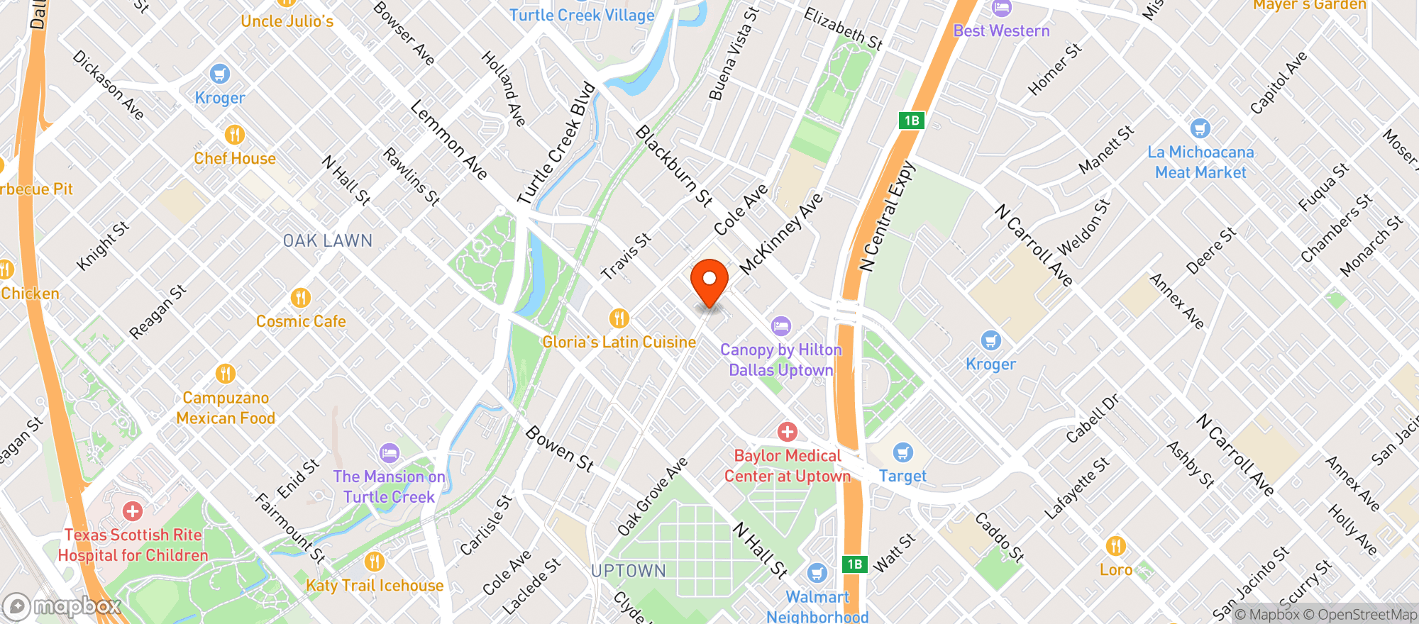 Map showing Grimaldis Pizzeria
