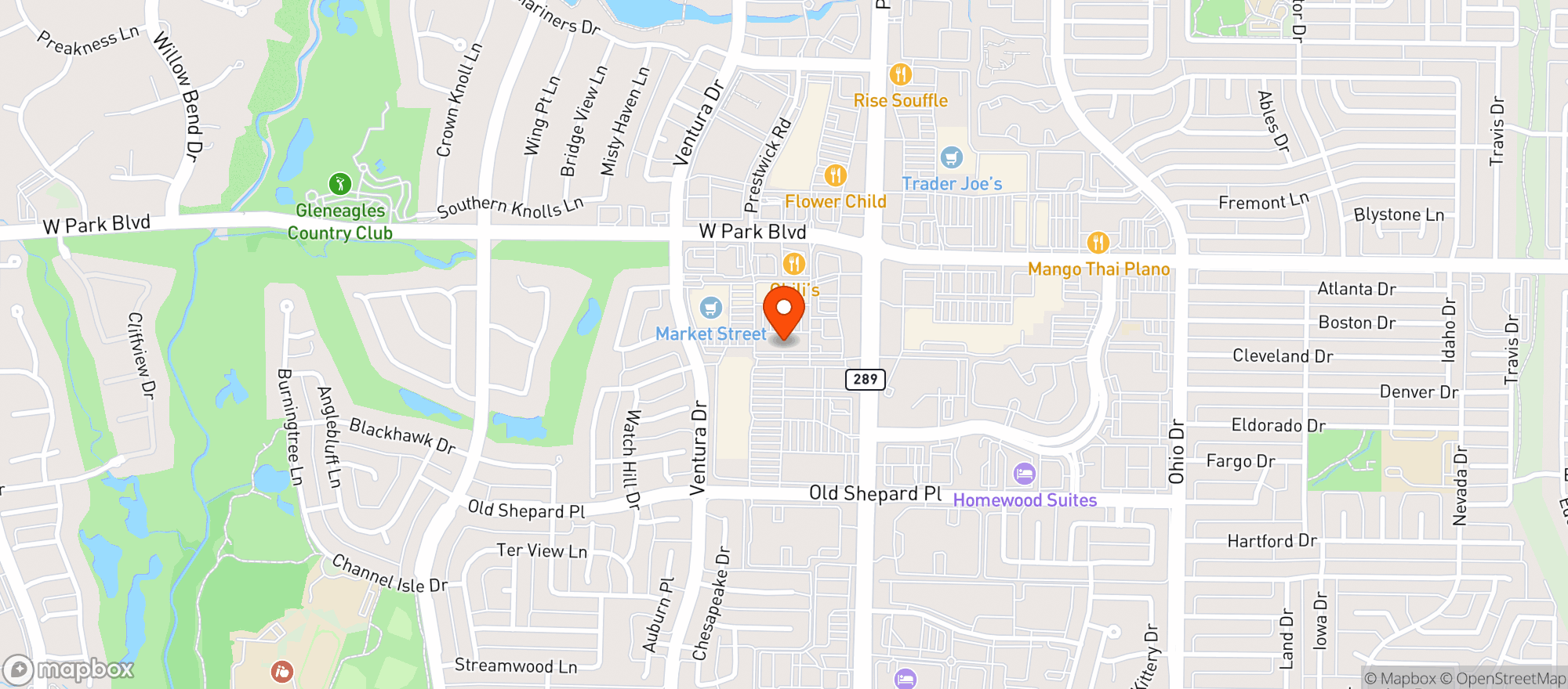 Map showing Kush Cigar Smoke and Vape Shop