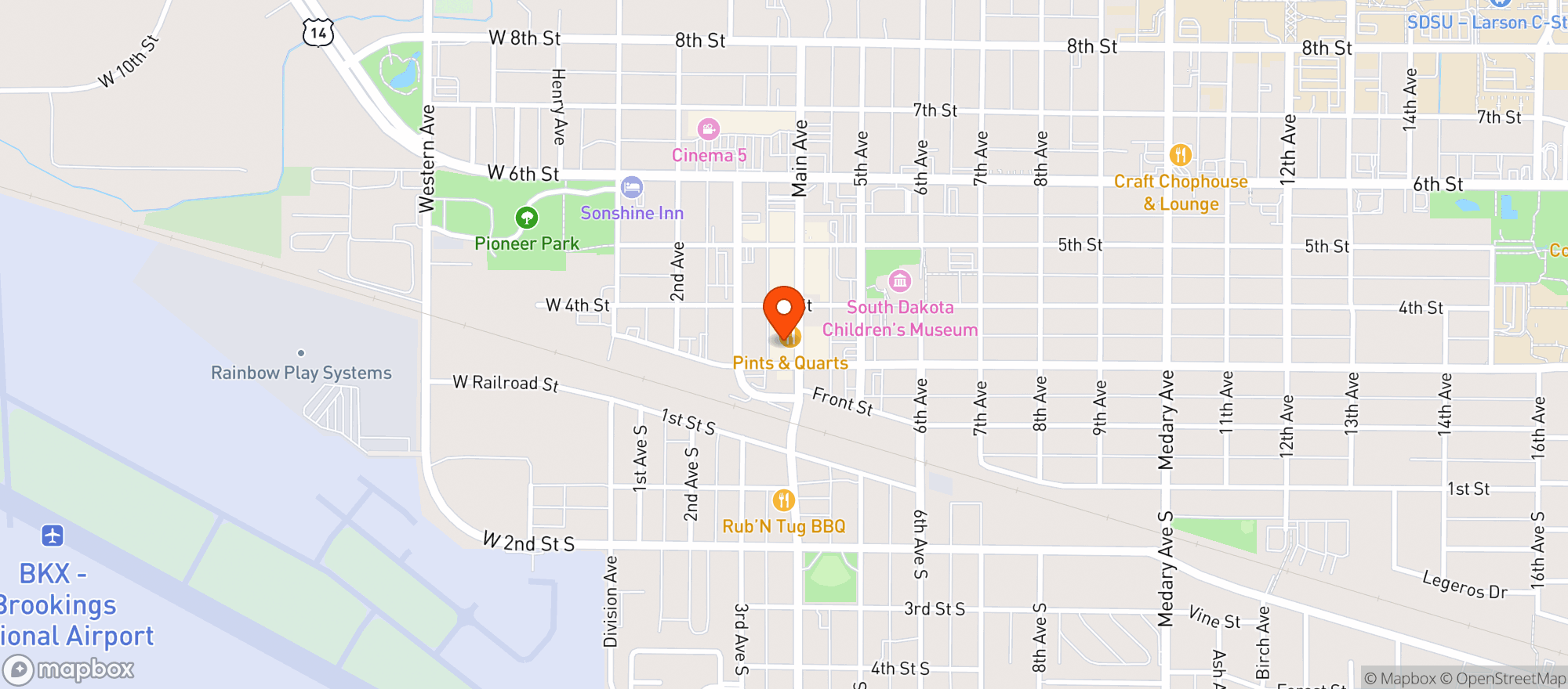Map showing Jim's Tap-n/a