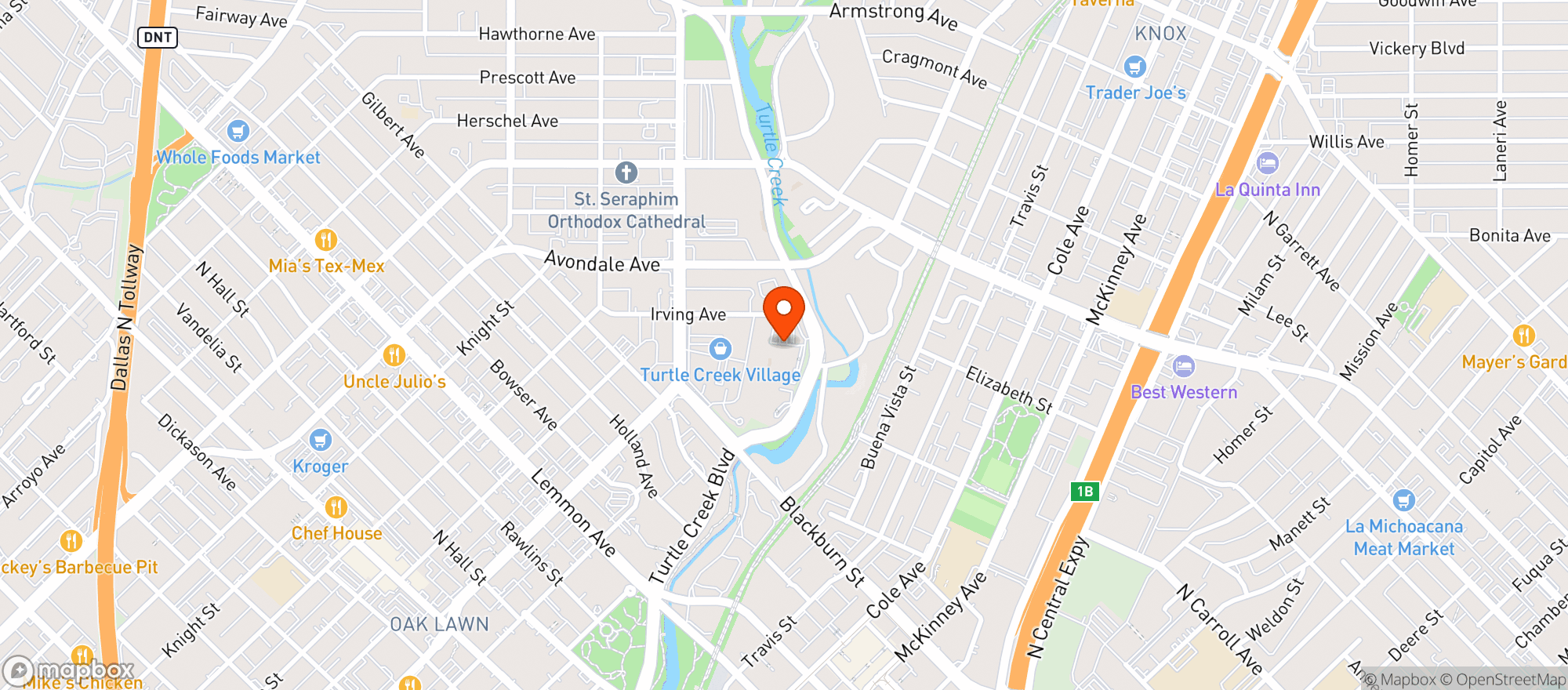 Map showing Apothecary Social